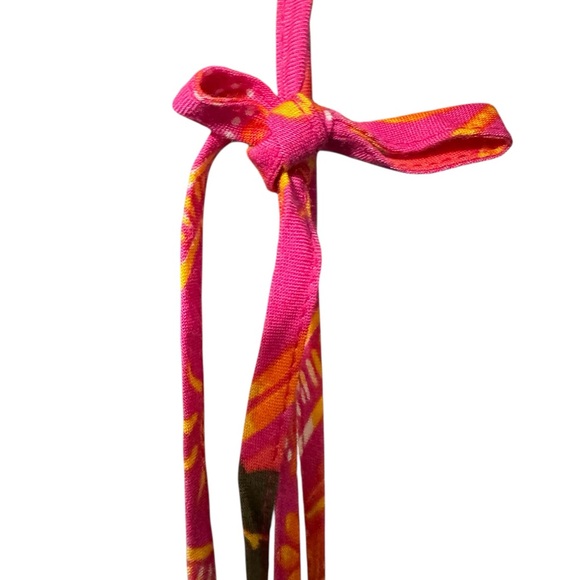 Old Navy Tropical Print Tie Strap Wide Leg Jumpsuit - Picture 4 of 9